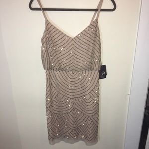 new Adrianna Papell sequin beaded dress